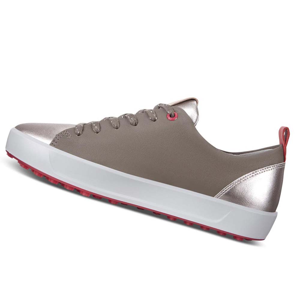 Women's Ecco Soft Golf Shoes Grey | Canada 132AHK